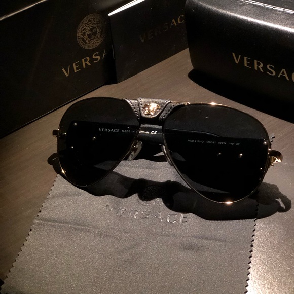 authentic versace glasses case